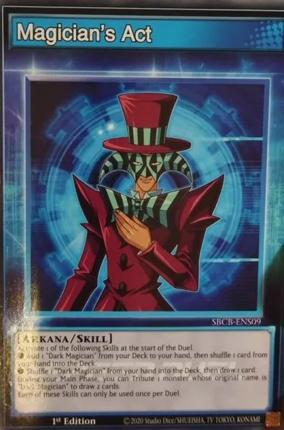 Magician's Act trading card