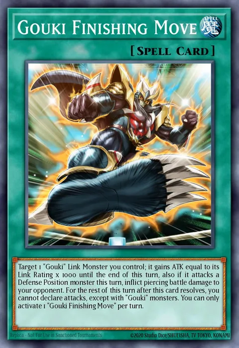 Gouki Finishing Move trading card