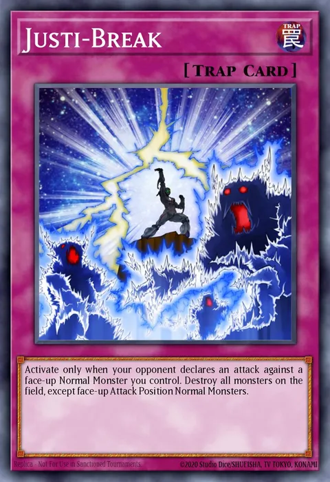 Justi-Break trading card
