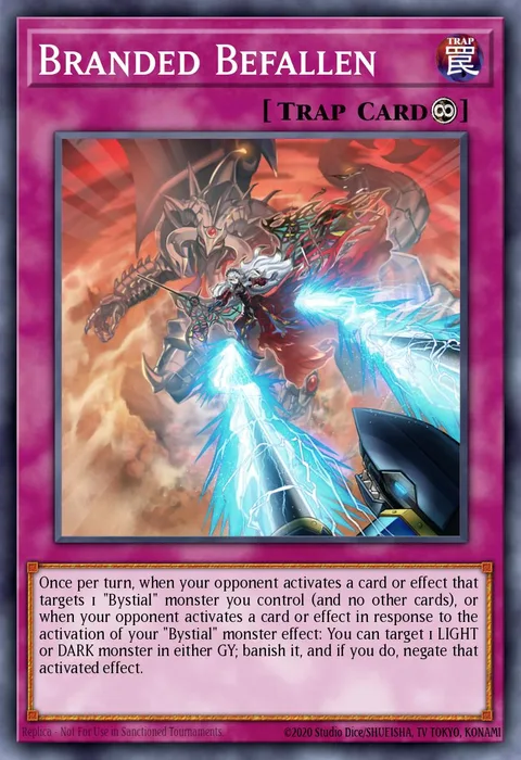Branded Befallen trading card
