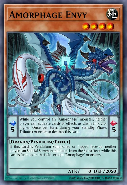 Amorphage Envy trading card