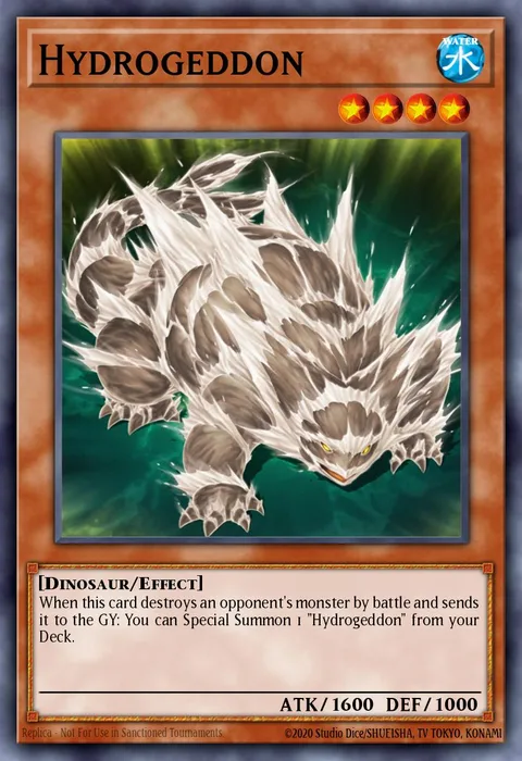 Hydrogeddon trading card