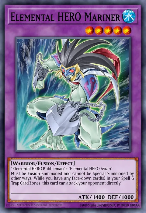 Elemental HERO Mariner trading card