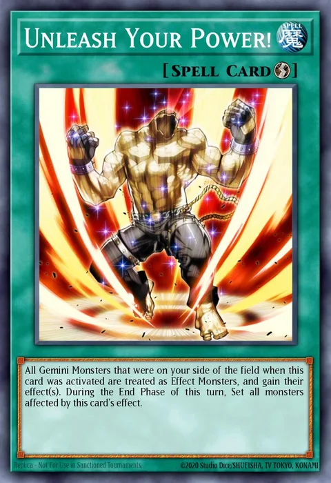 Unleash Your Power! trading card