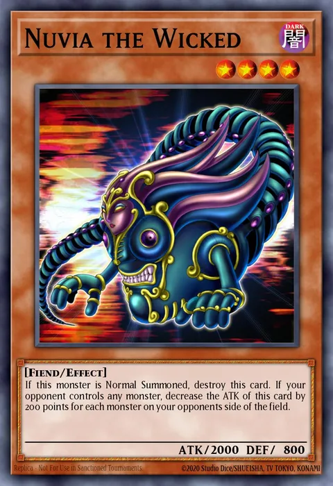 Nuvia the Wicked trading card