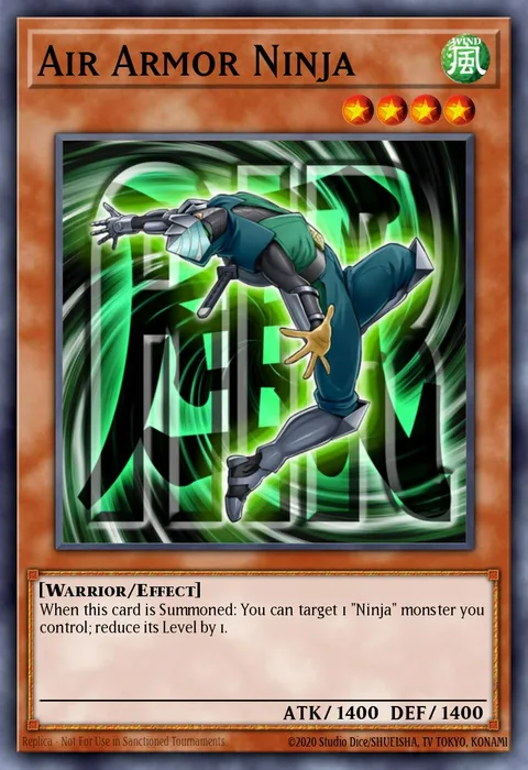 Air Armor Ninja trading card