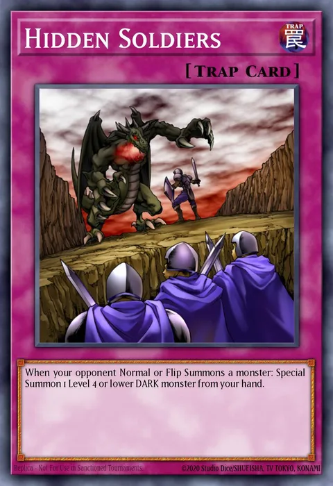 Hidden Soldiers trading card