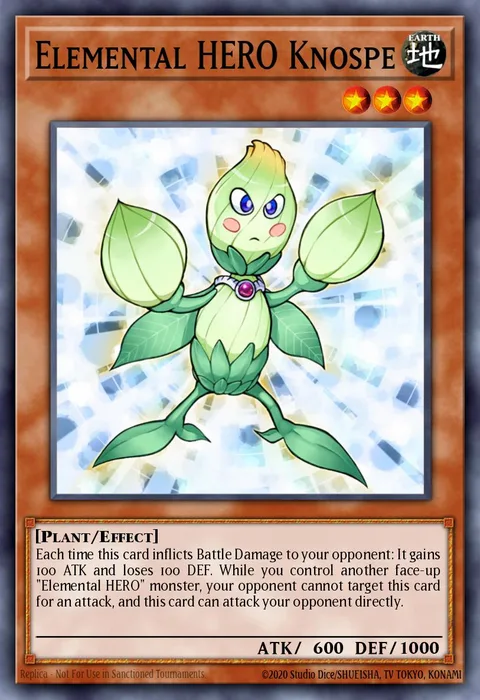 Elemental HERO Knospe trading card