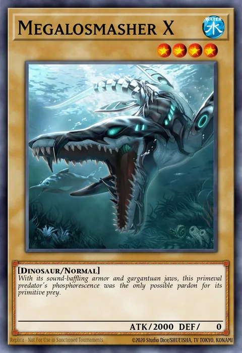 Megalosmasher X trading card