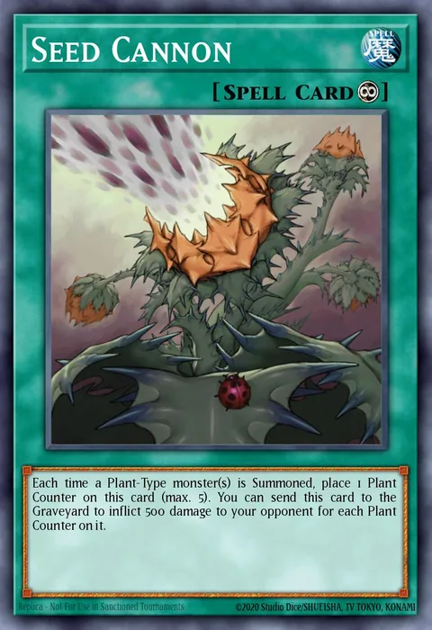 Seed Cannon trading card