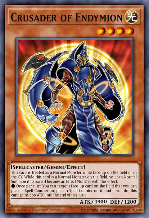 Crusader of Endymion trading card