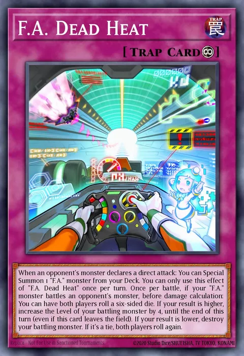 F.A. Dead Heat trading card