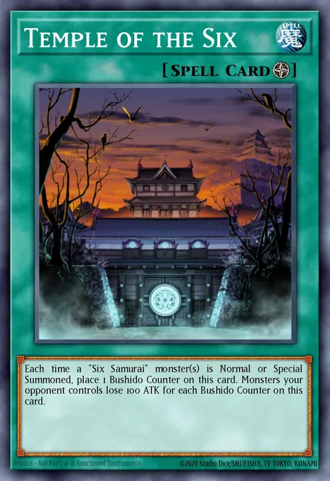 Temple of the Six trading card