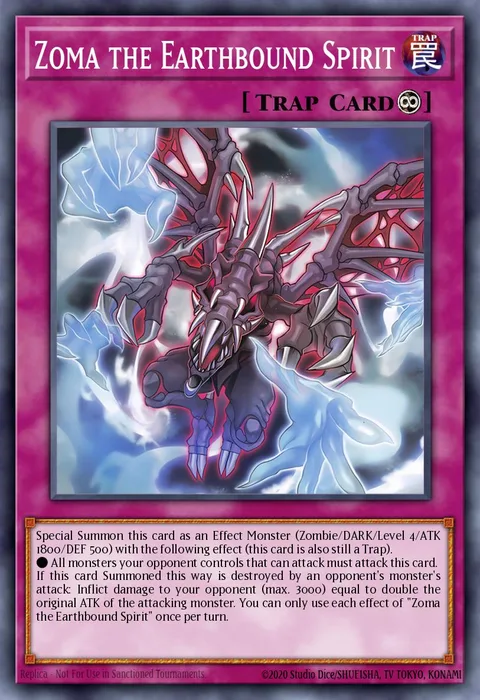 Zoma the Earthbound Spirit trading card