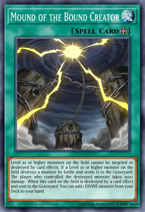Mound of the Bound Creator trading card