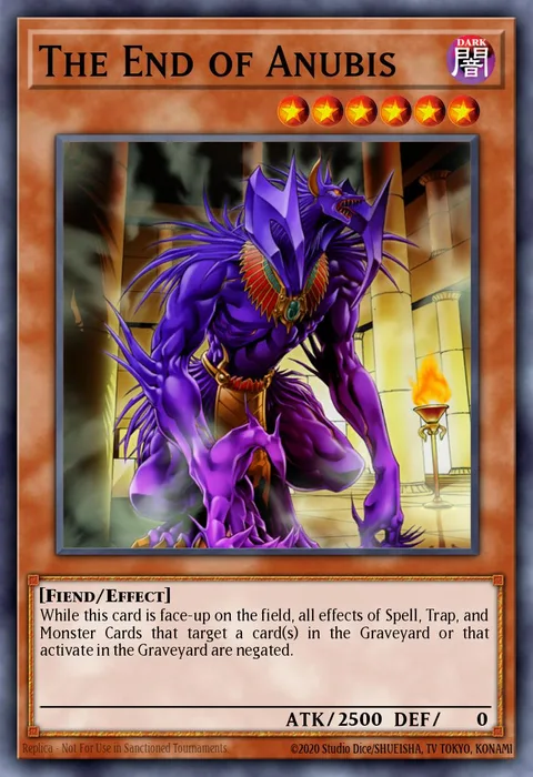 The End of Anubis trading card