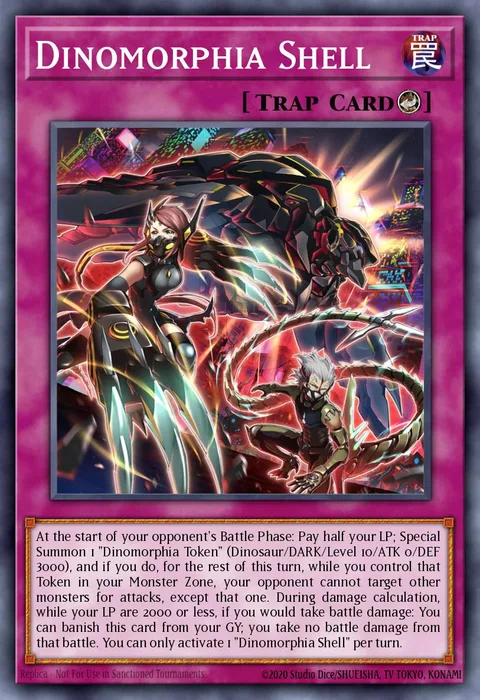Dinomorphia Shell trading card