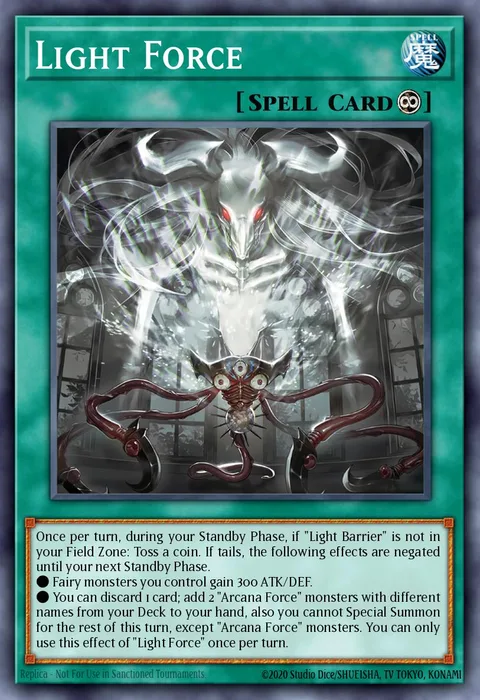Light Force trading card