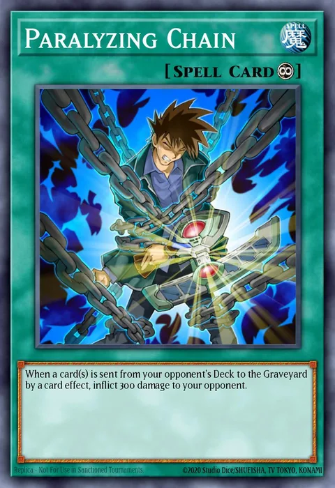 Paralyzing Chain trading card