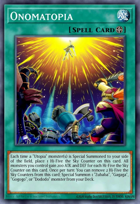Onomatopia trading card