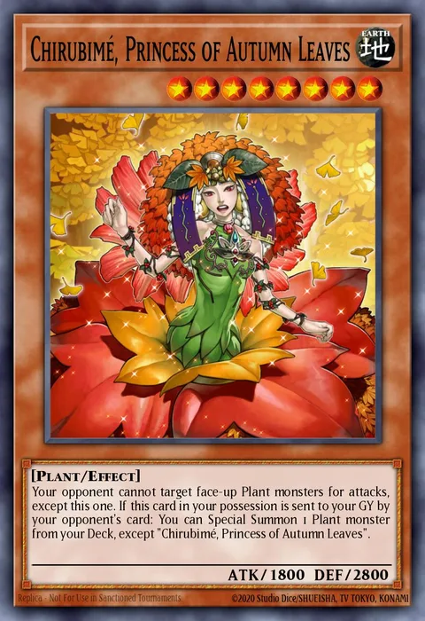Chirubimé, Princess of Autumn Leaves trading card