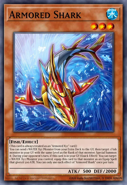 Armored Shark trading card