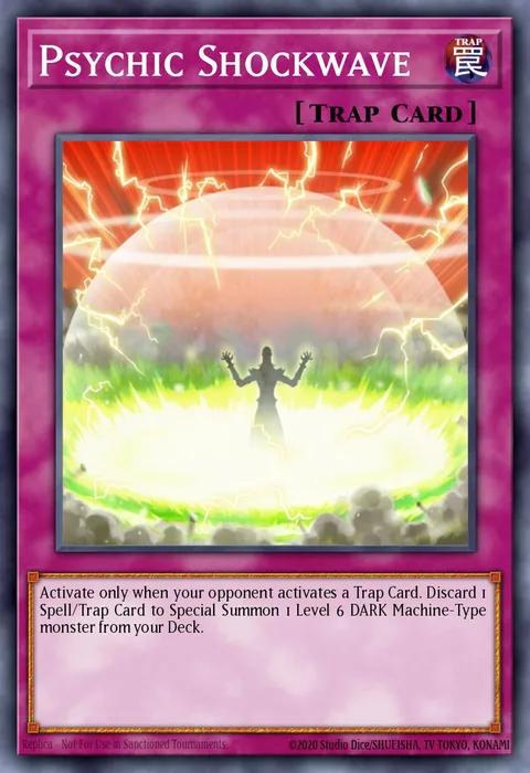 Psychic Shockwave trading card