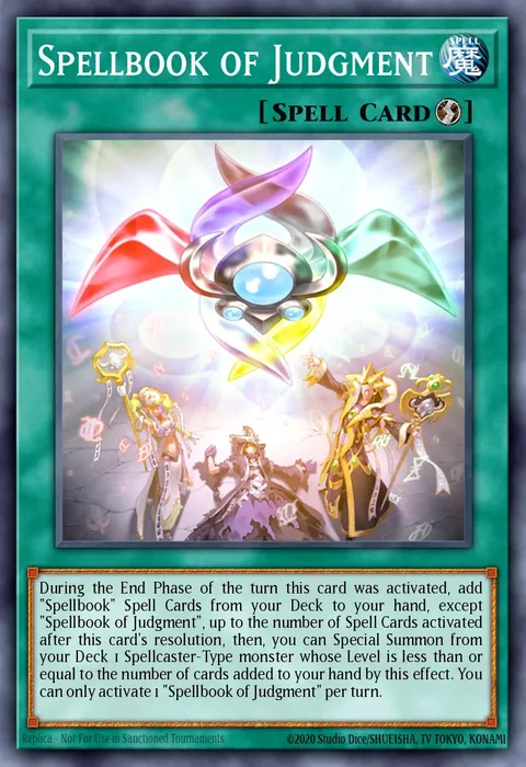 Spellbook of Judgment trading card