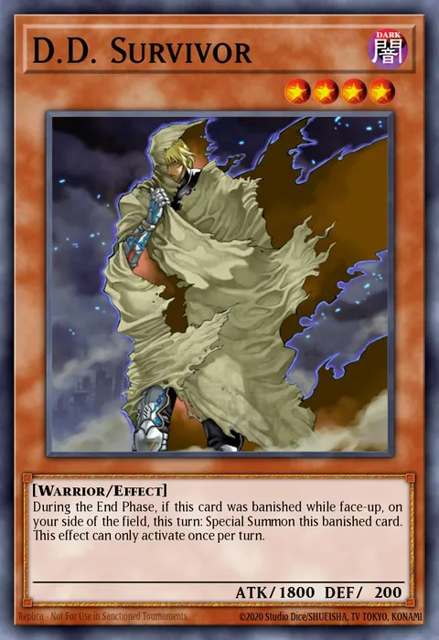 D.D. Survivor trading card