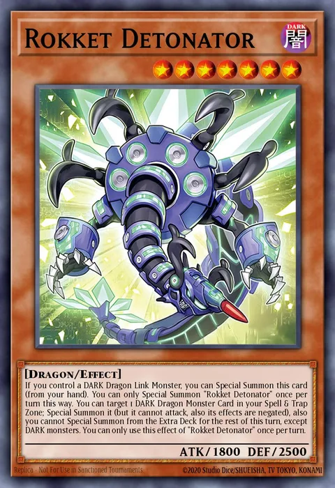 Rokket Detonator trading card