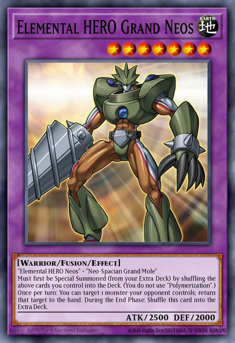 Elemental HERO Grand Neos trading card