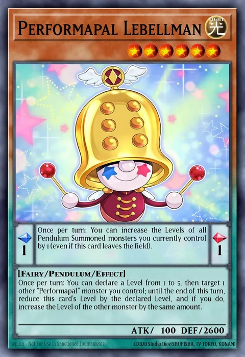 Performapal Lebellman trading card