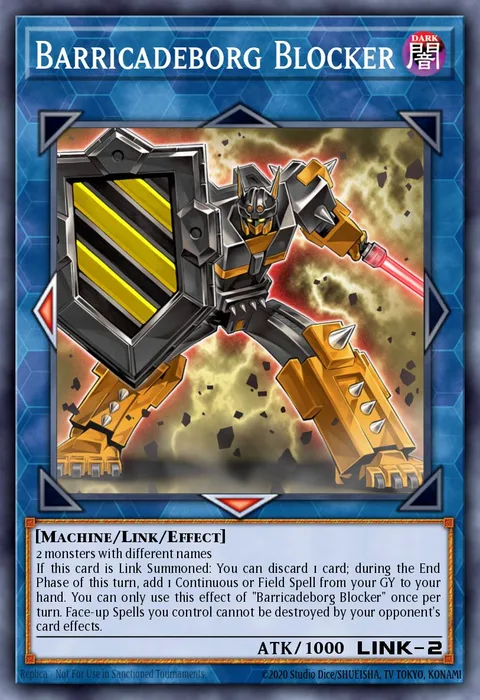 Barricadeborg Blocker trading card