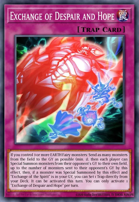 Exchange of Despair and Hope trading card