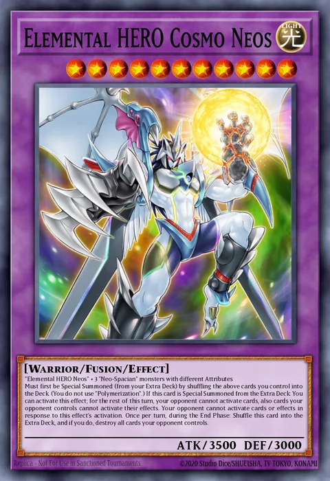 Elemental HERO Cosmo Neos trading card