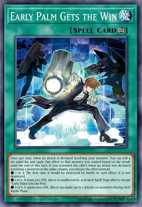 Early Palm Gets the Win trading card