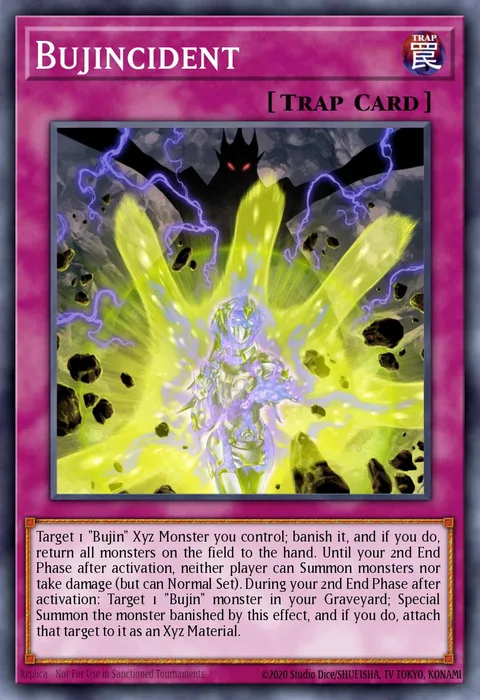 Bujincident trading card