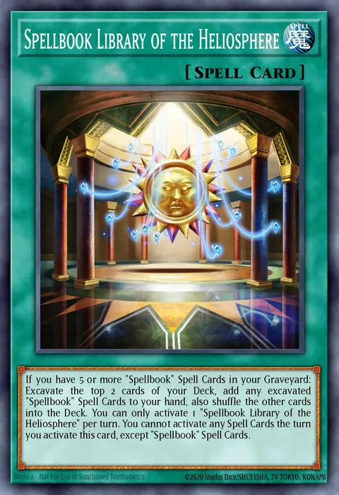Spellbook Library of the Heliosphere trading card