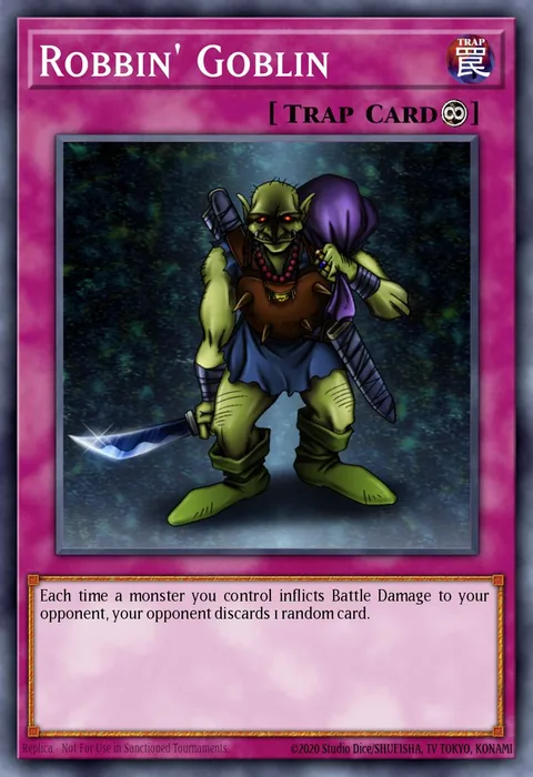 Robbin' Goblin trading card