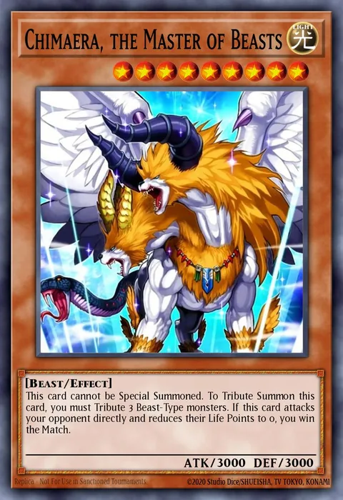 Chimaera, the Master of Beasts trading card