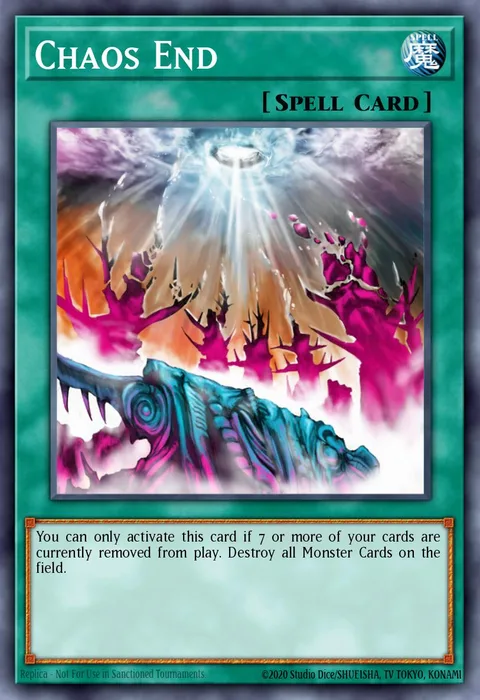 Chaos End trading card