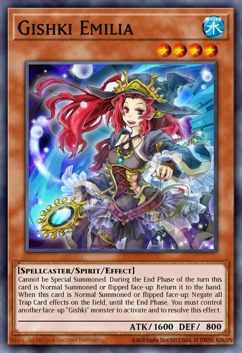 Gishki Emilia trading card