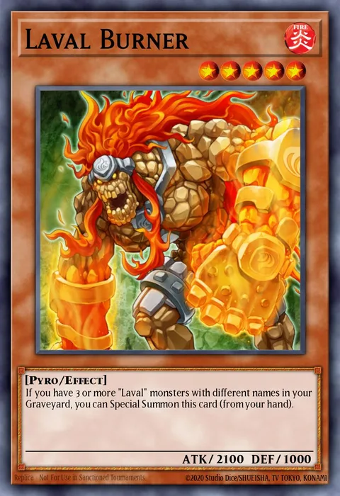 Laval Burner trading card