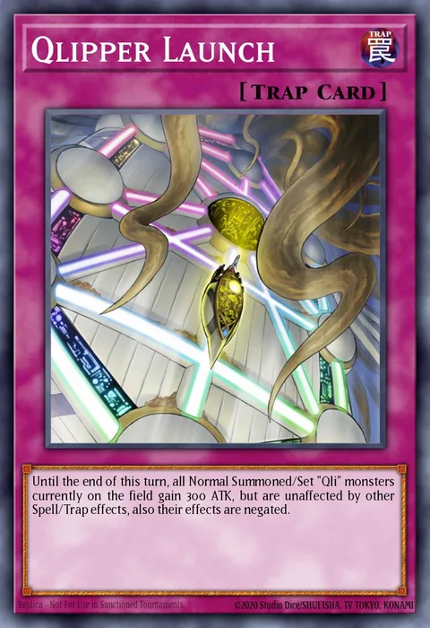 Qlipper Launch trading card