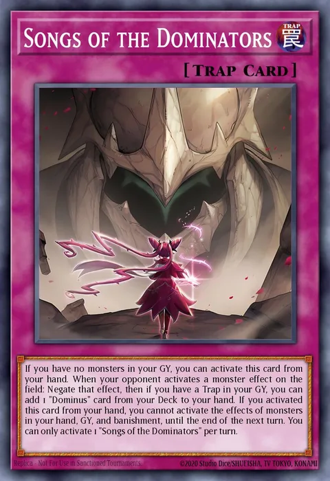 Songs of the Dominators trading card