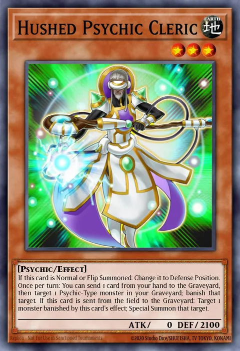Hushed Psychic Cleric trading card