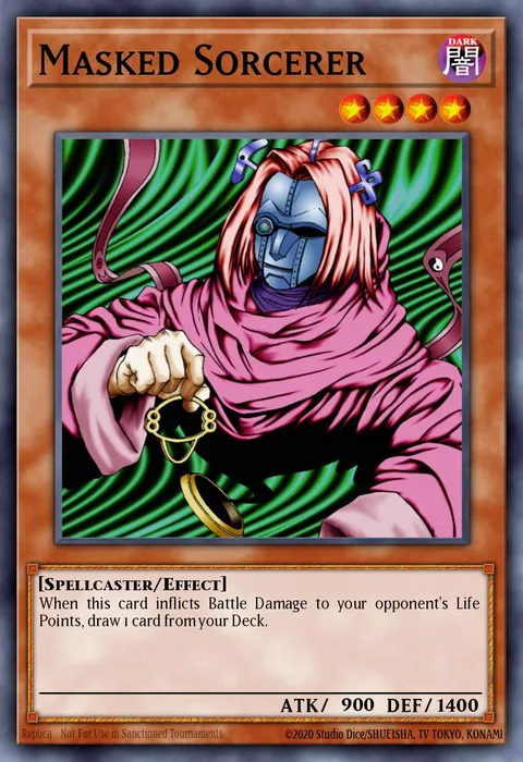Masked Sorcerer trading card