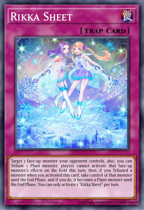 Rikka Sheet trading card