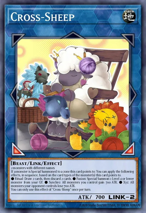 Cross-Sheep trading card