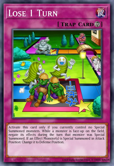 Lose 1 Turn trading card